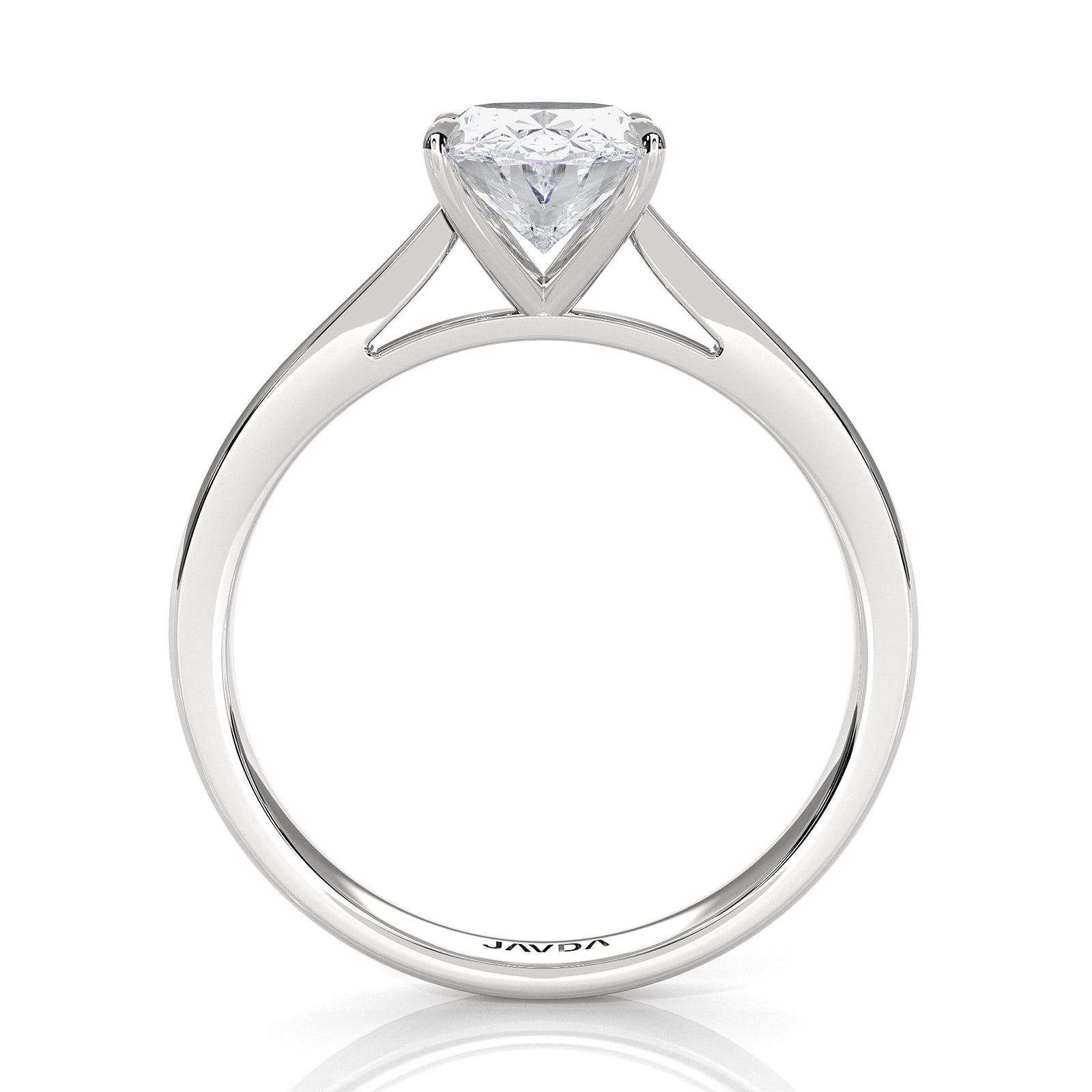 4.5g Princess Prong Setting Lab Grown Diamond Engagement Solitaire Ring IGI Certified 1.00 Ctw.